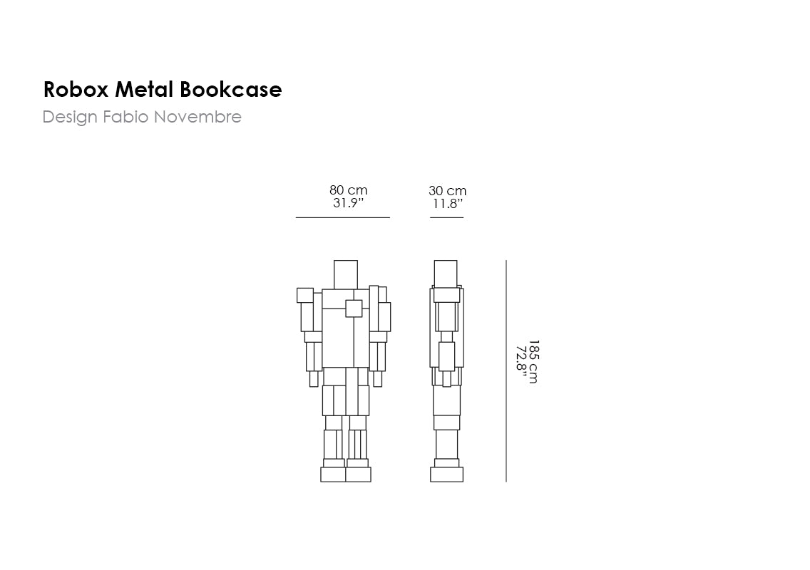 Robox Metal Bookcase
