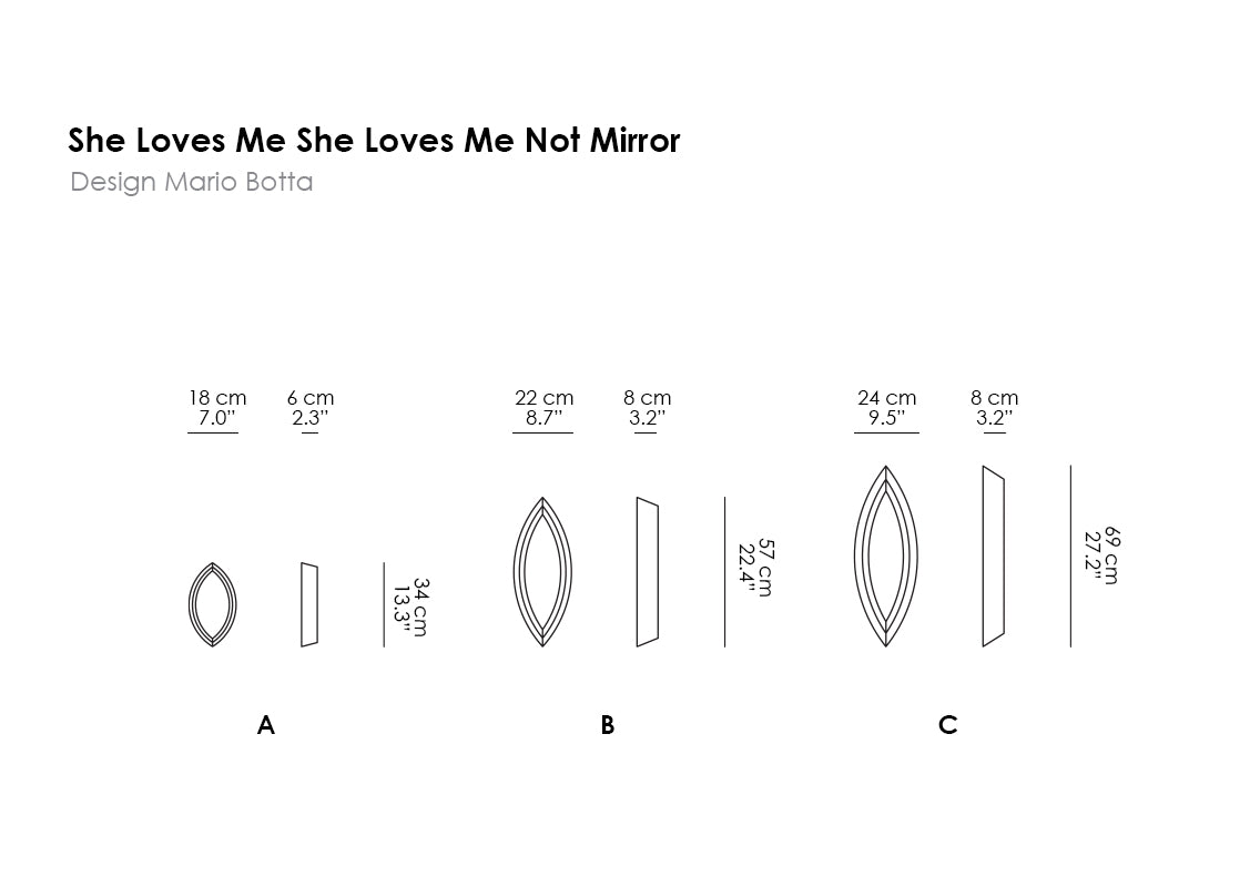 She Loves Me She Loves Me Not Mirror