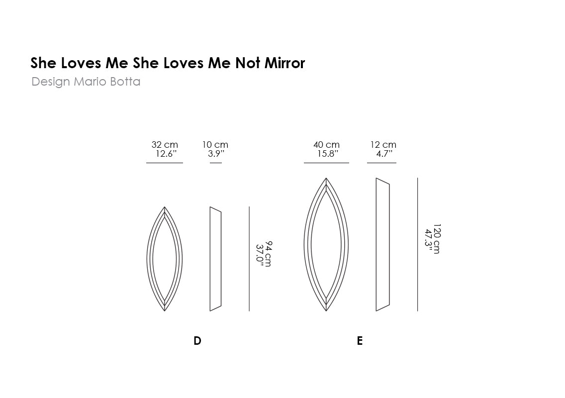 She Loves Me She Loves Me Not Mirror