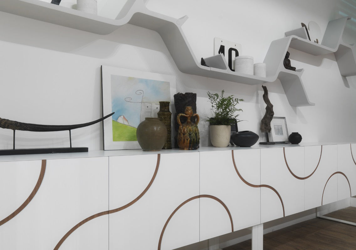 Sinapsi Wall-Mounted Bookcase