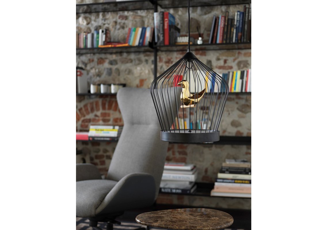 Soho High-Back Two Color Armchair With Swivel