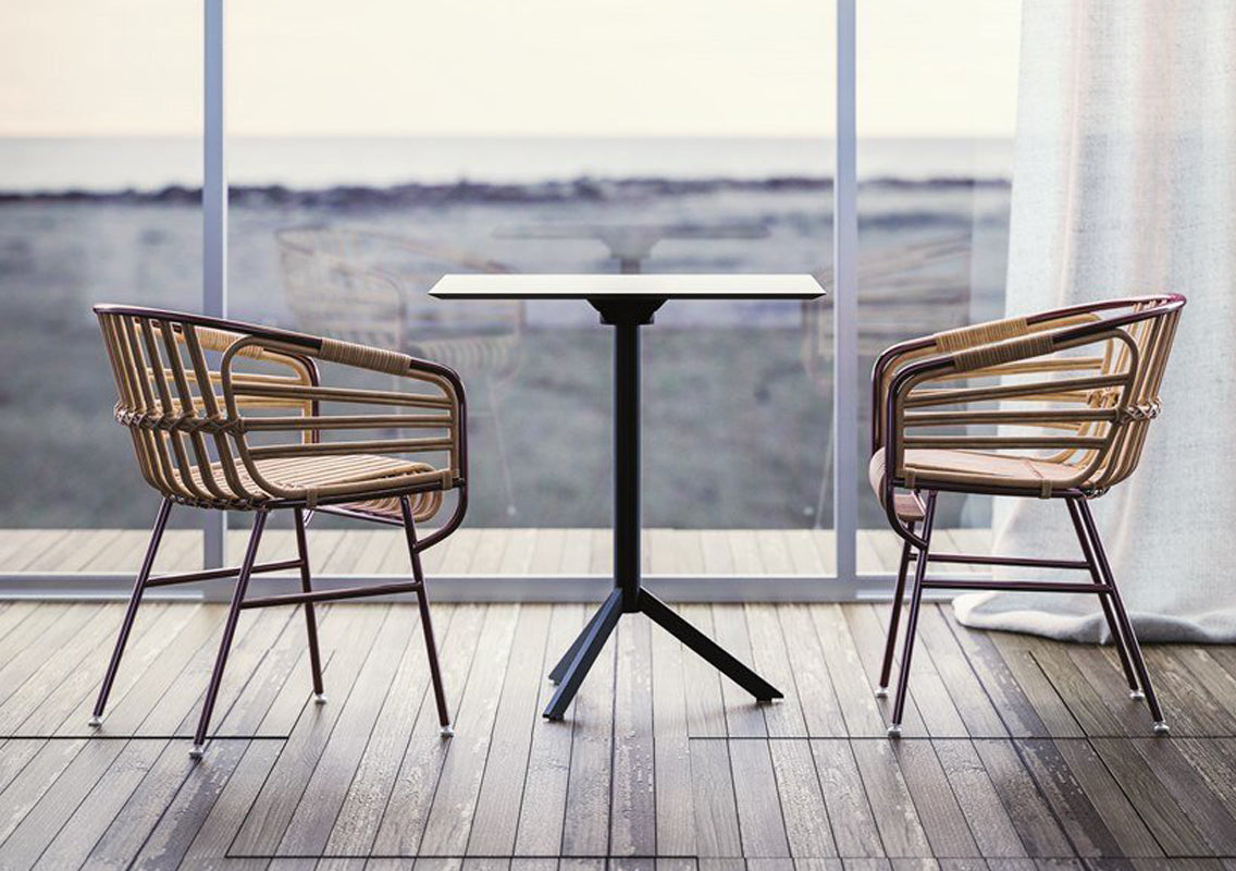 T4 Bistrot Square Folding Table