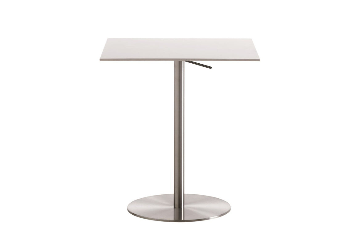 T2 Bistrot Square Table With Adjustable Height