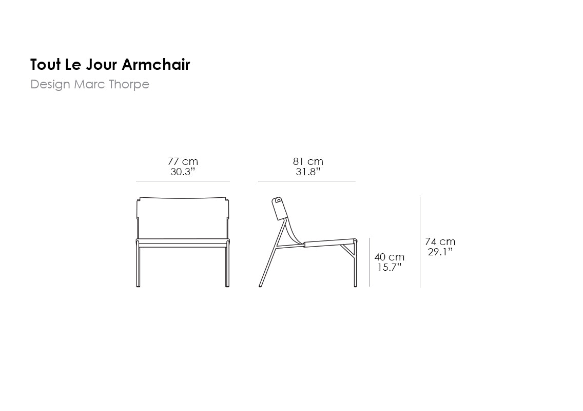 Tout Le Jour Lounge Armchair