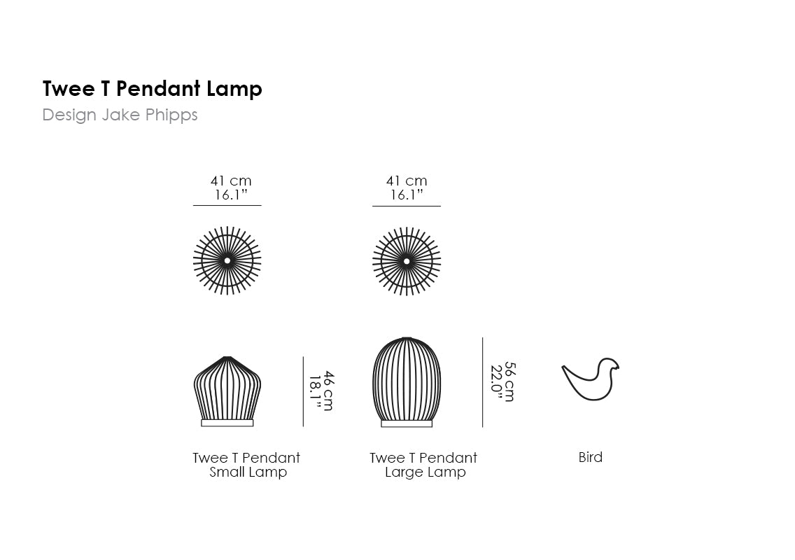 Twee T Pendant Lamp