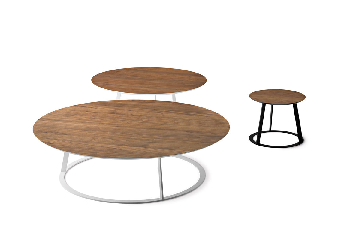 Albino Family Wood Round Coffee Table