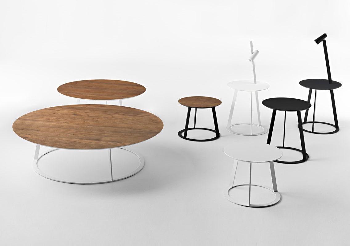 Albino Family Wood Round Coffee Table