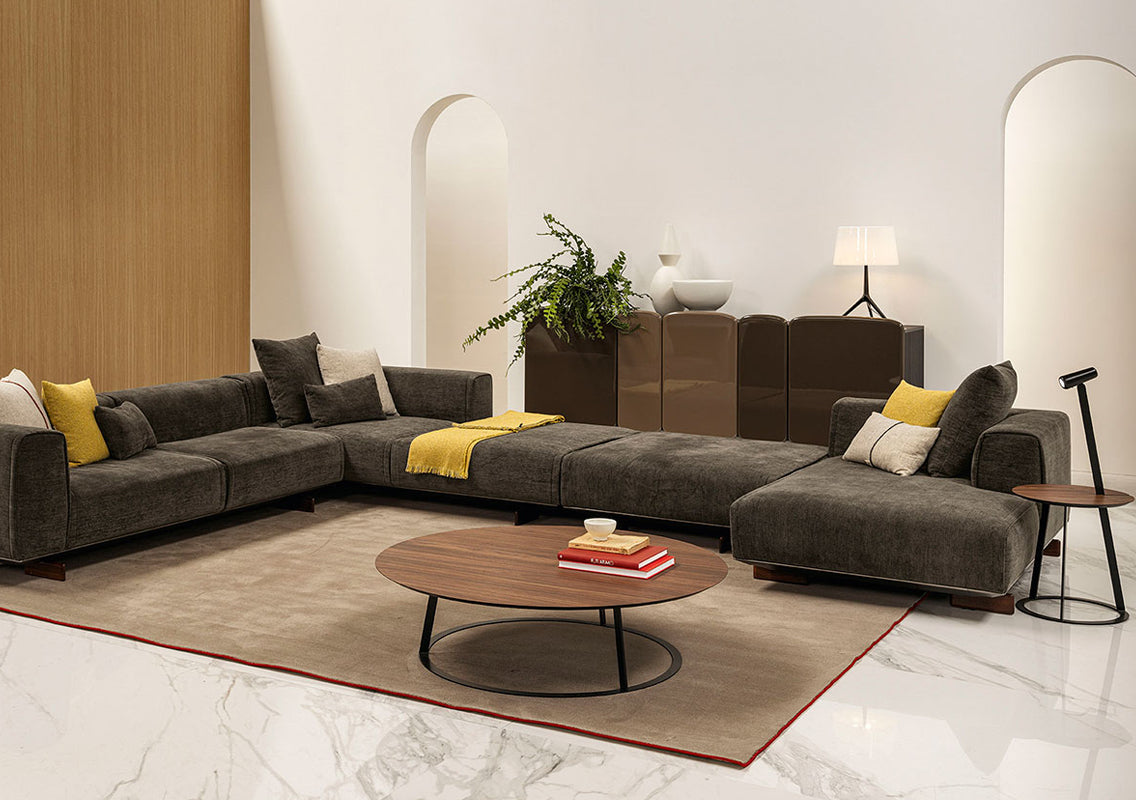 Albino Family Wood Round Coffee Table
