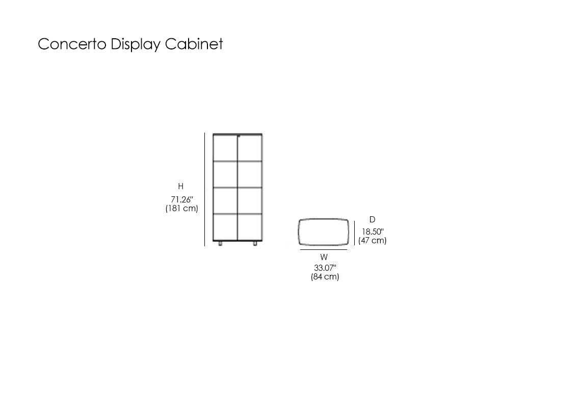 Concerto Display Cabinet