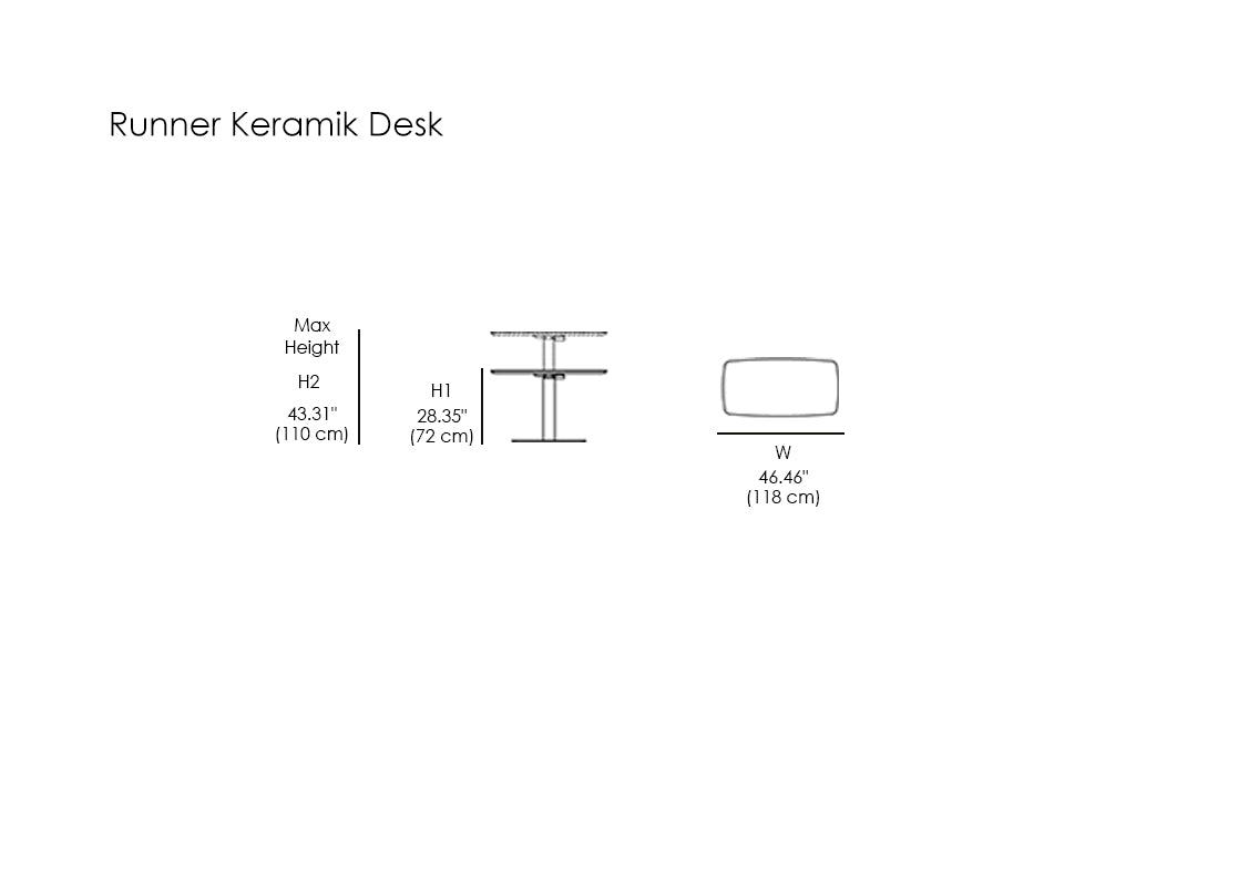 Runner Keramik Desk