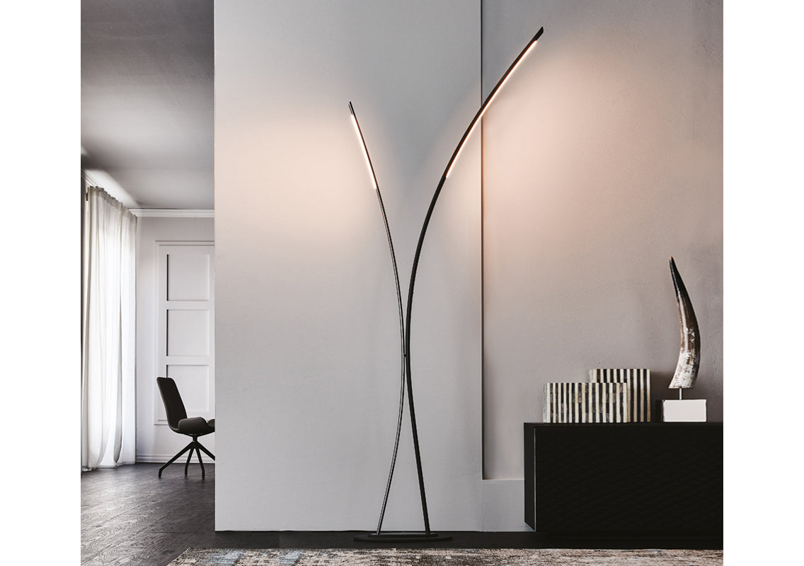 Twin Floor Lamp