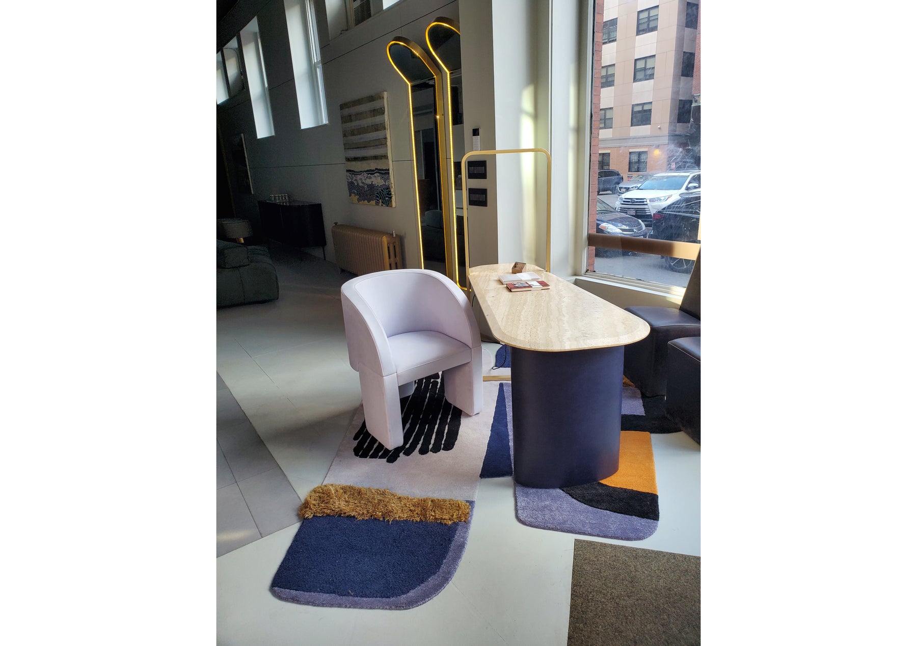 Ellipse Light Up Desk (Floor Model)