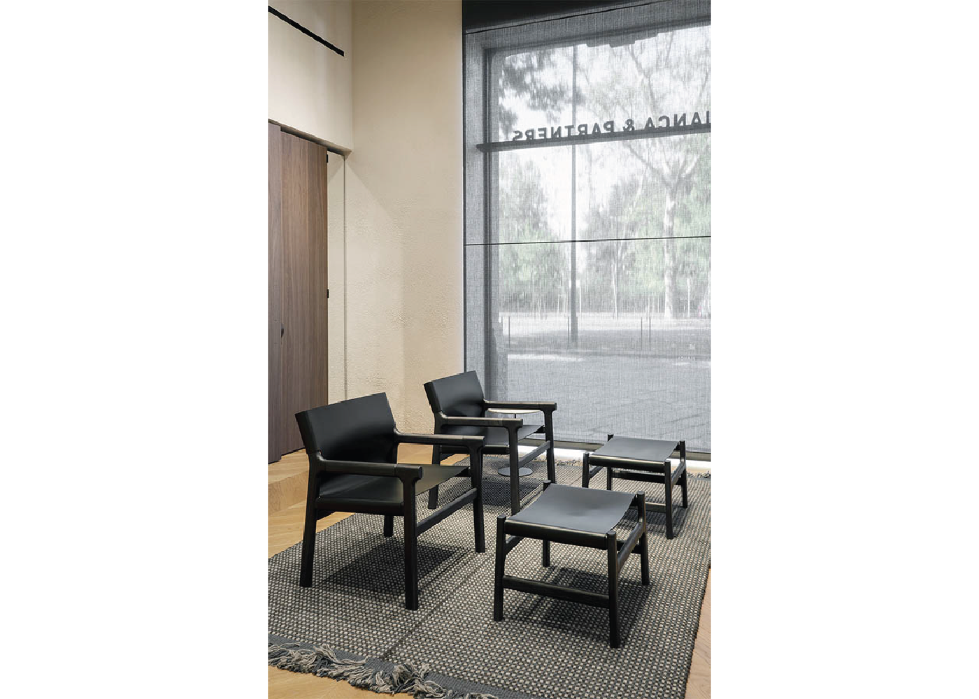 Fushimi Lounge Armchair & Footstool