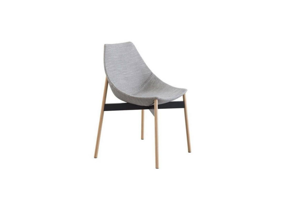Gamma Padded Chair With Tubular Base