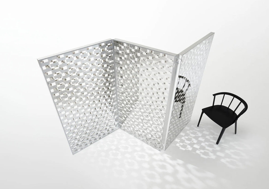 Fragment Checked 3-Panel Glass Screen
