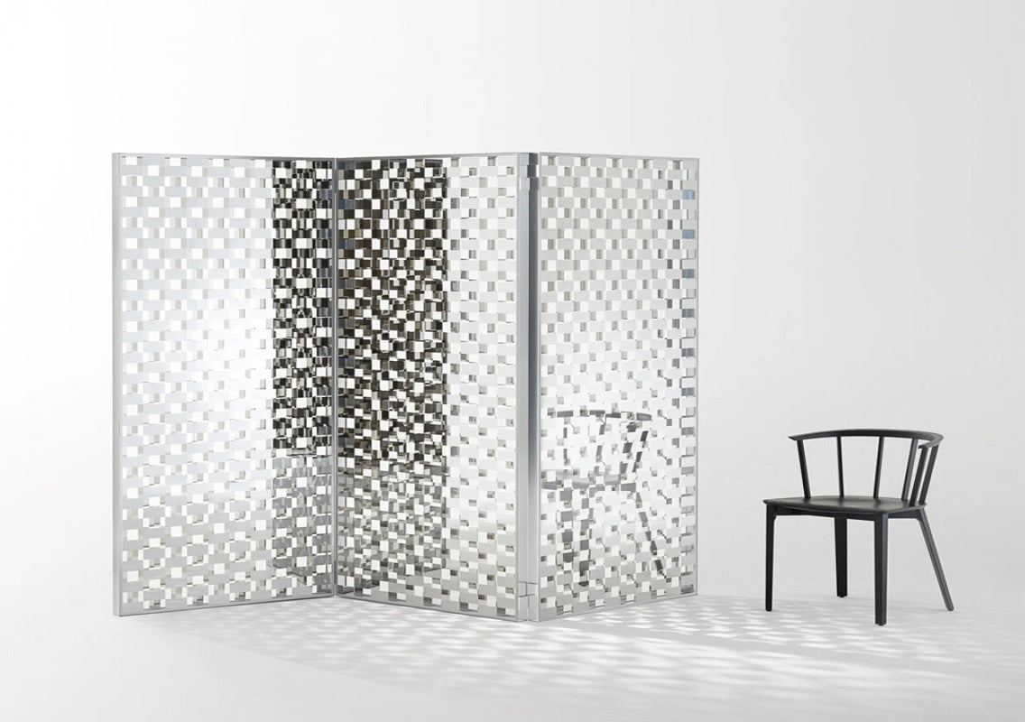 Fragment Checked 3-Panel Glass Screen