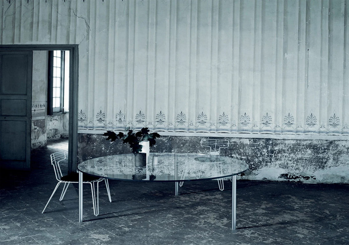 Metal Round Dining Table