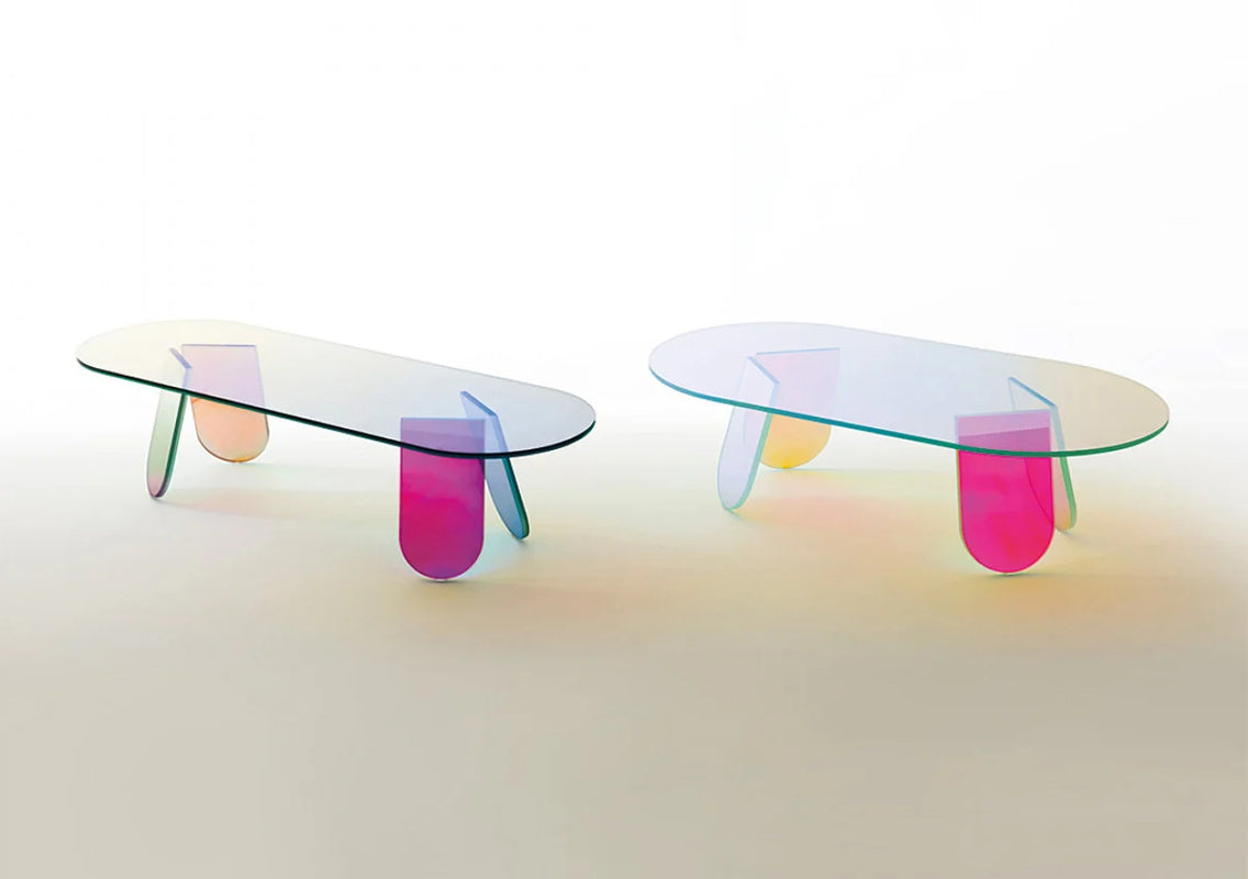 Shimmer Oval Coffee Table