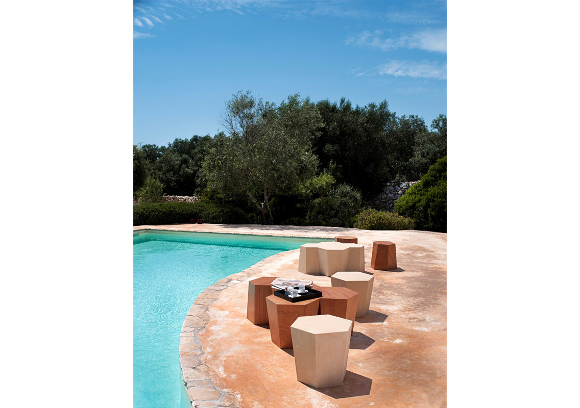 Hexagon Outdoor Side Table / Stool