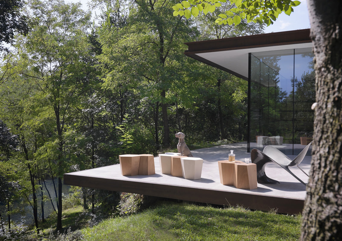 Hexagon Outdoor Side Table / Stool
