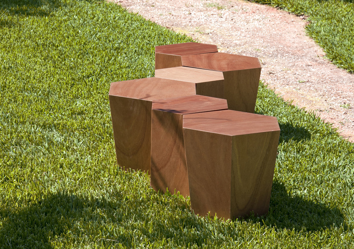Hexagon Outdoor Side Table / Stool