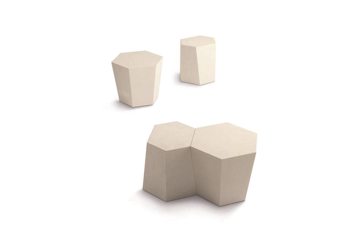 Hexagon Outdoor Side Table / Stool