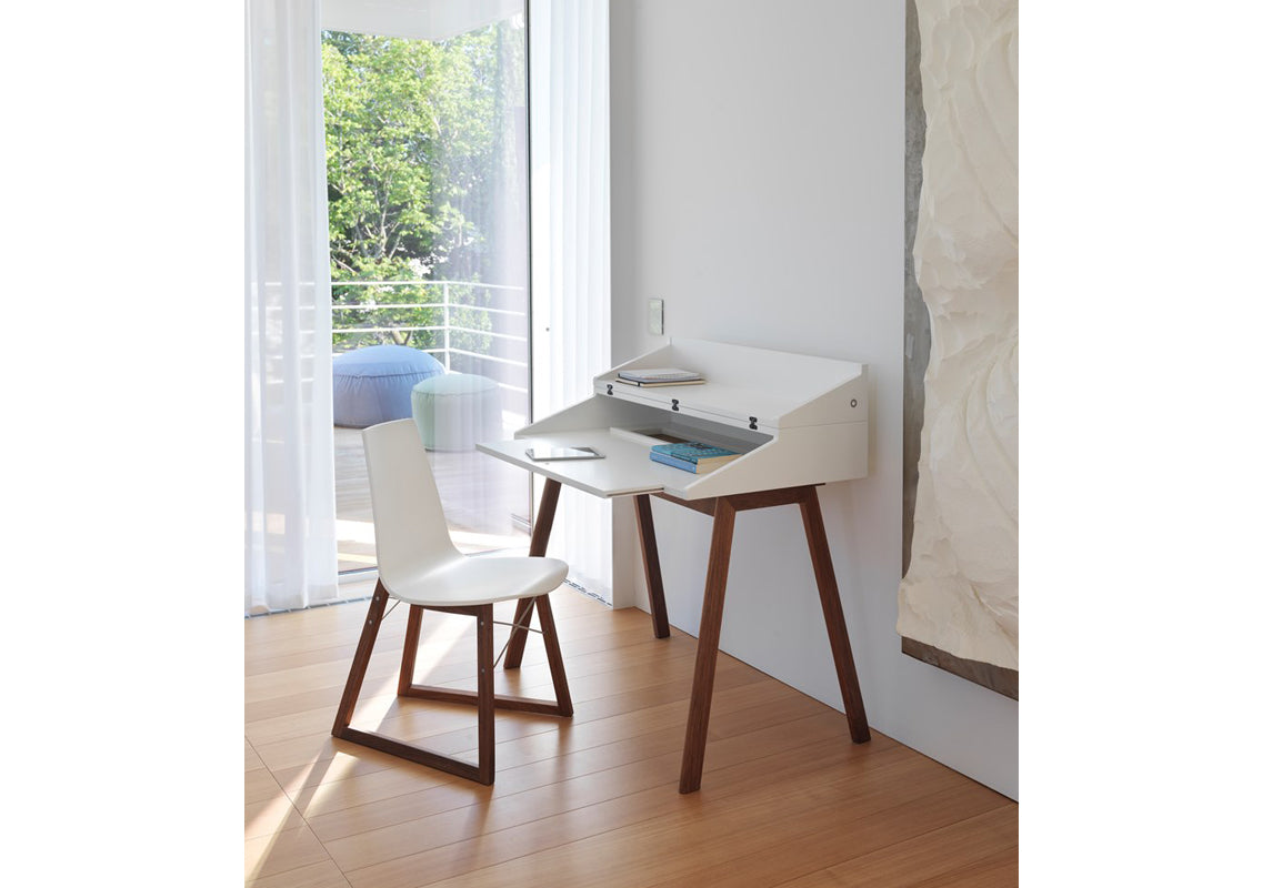 Ray Sled Base Wooden Chair (Sold In Pairs)