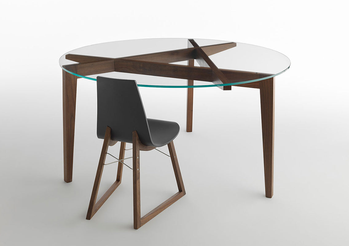 Ray Sled Base Wooden Chair (Sold In Pairs)