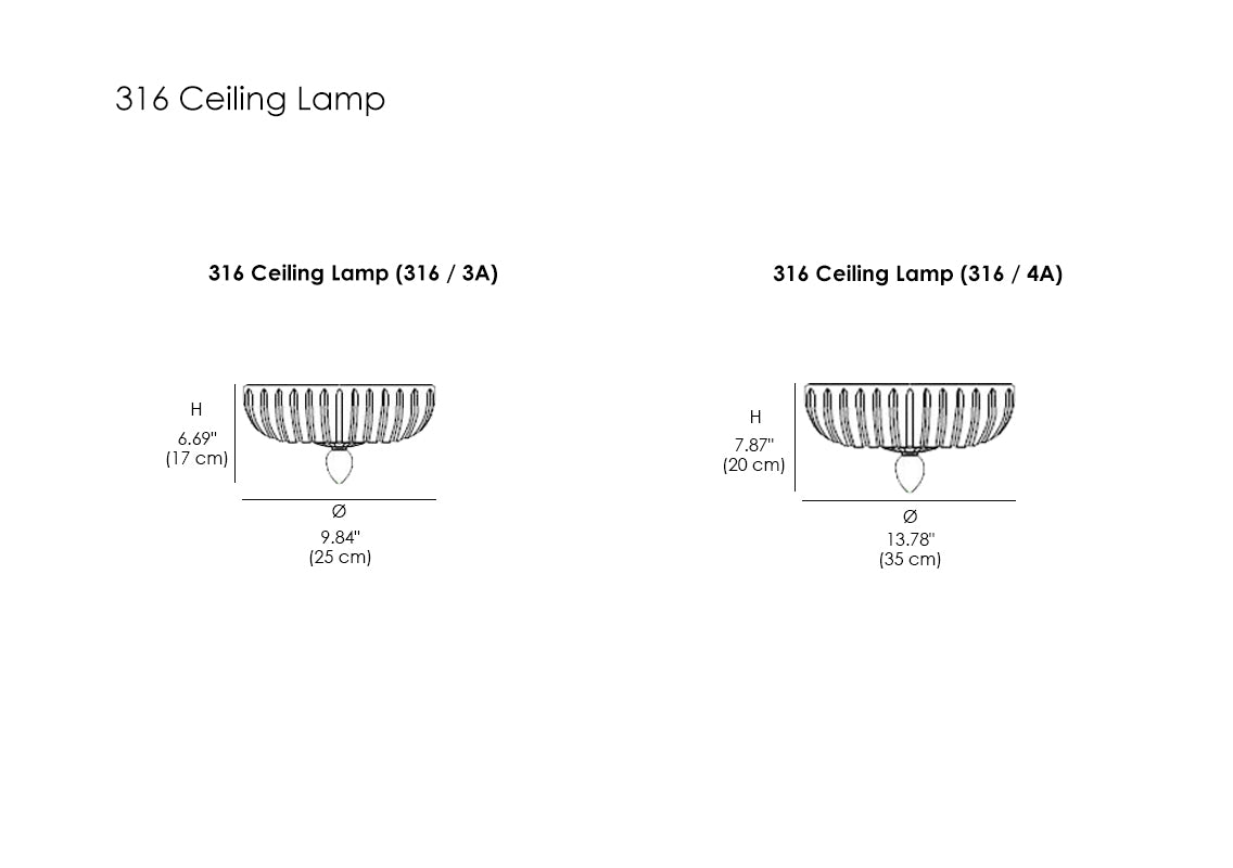 316 Ceiling Lamp