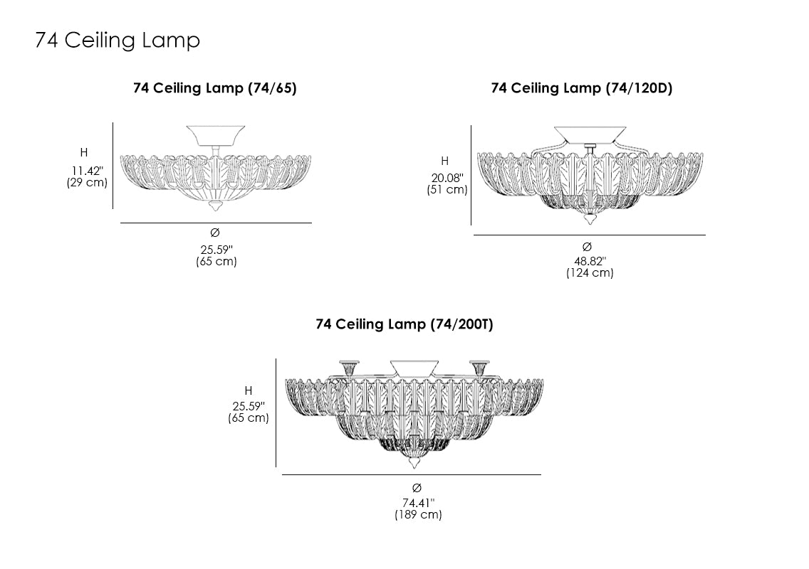 74 Ceiling Lamp