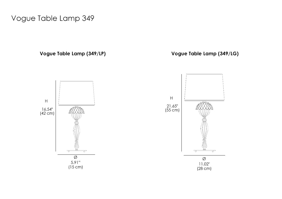 Vogue Table Lamp 349