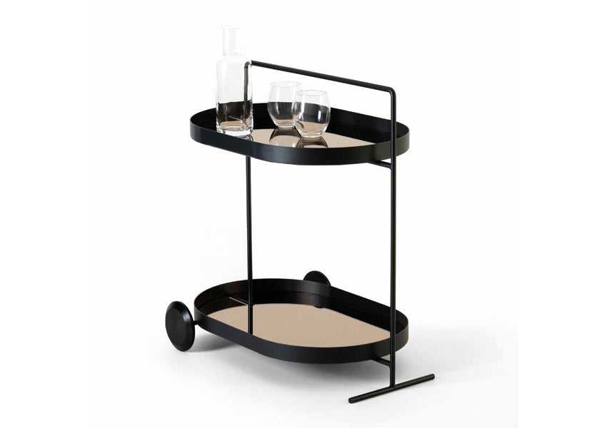 Atollo Serving Trolley on Wheels