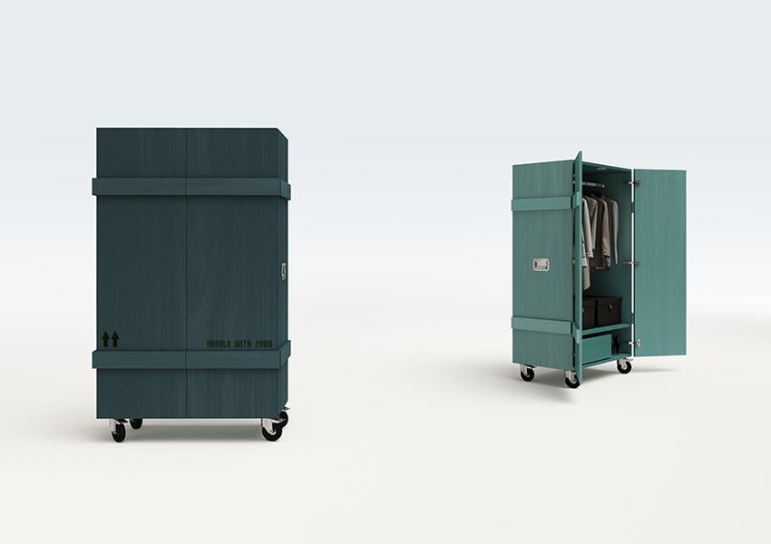 Alto Wardrobe on Wheels
