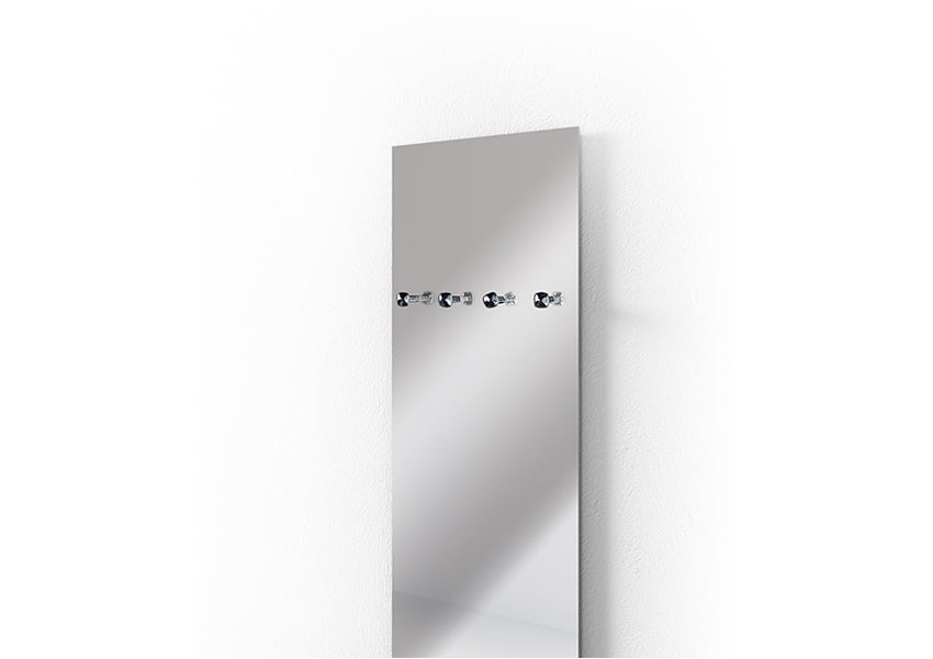 Wall Mirror with Chiodo Fisso (Fixed Nail) Hooks