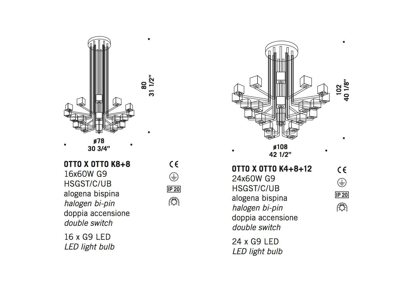 Otto x Otto Chandelier
