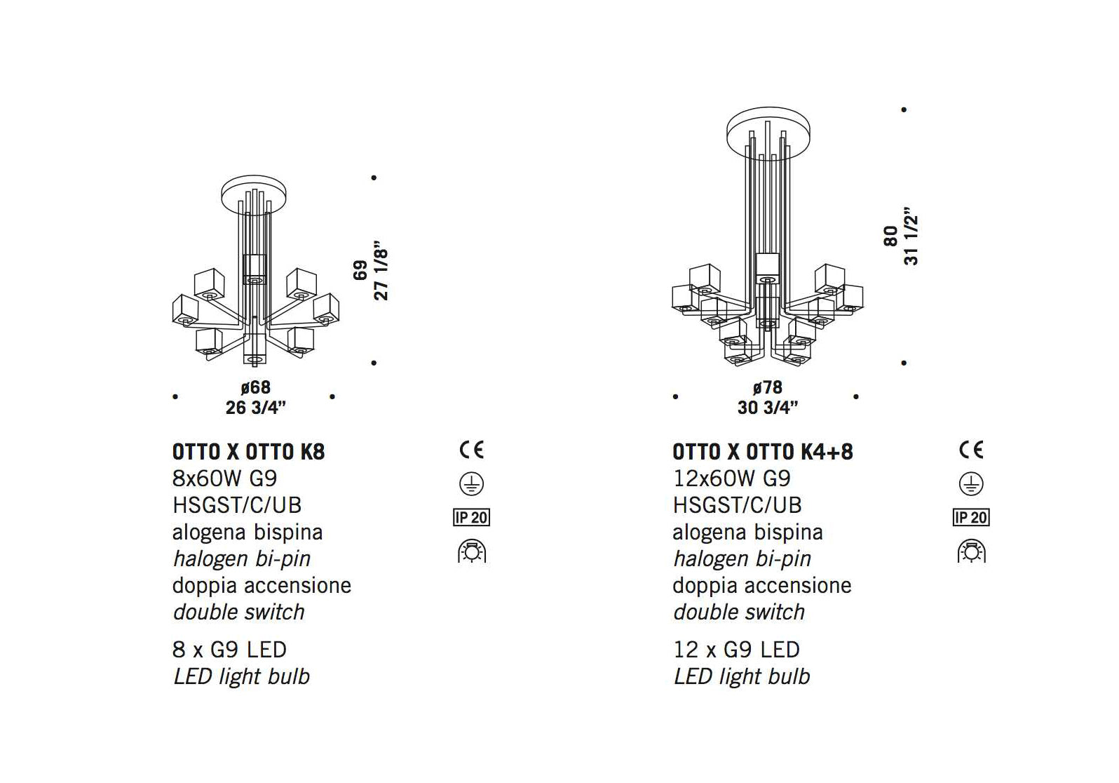 Otto x Otto Chandelier