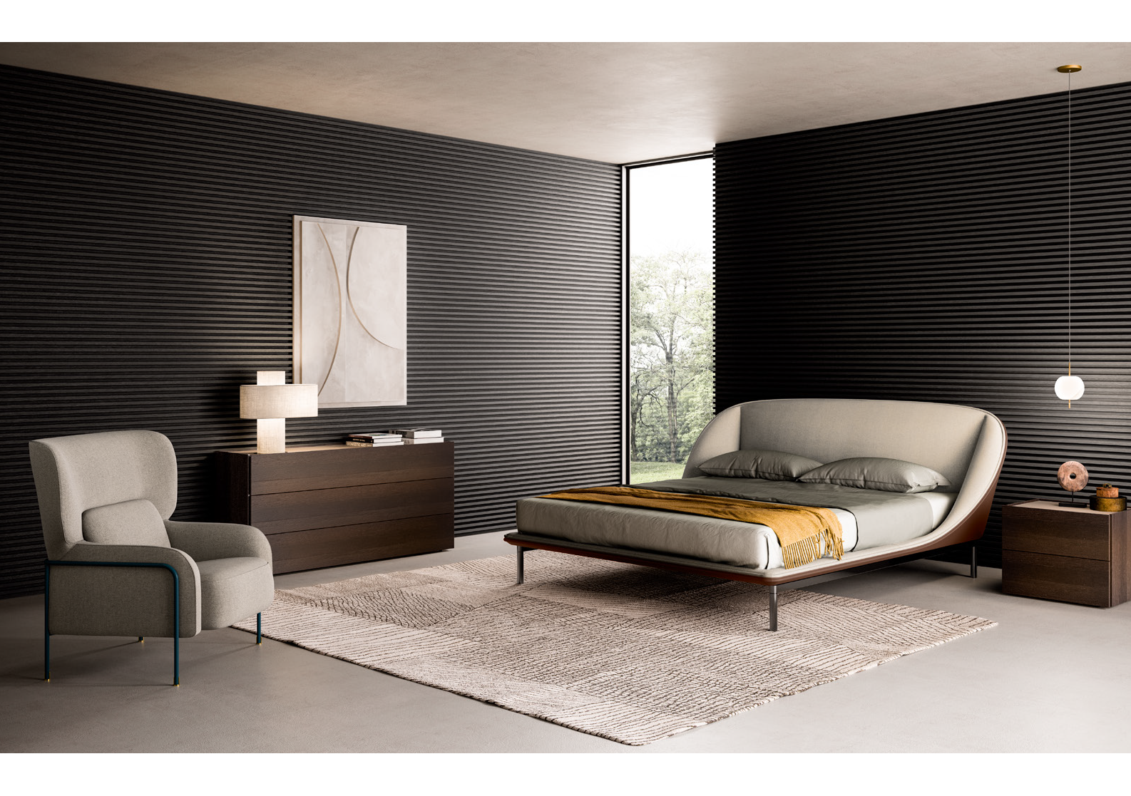 Domenica Bed (Quick Ship)
