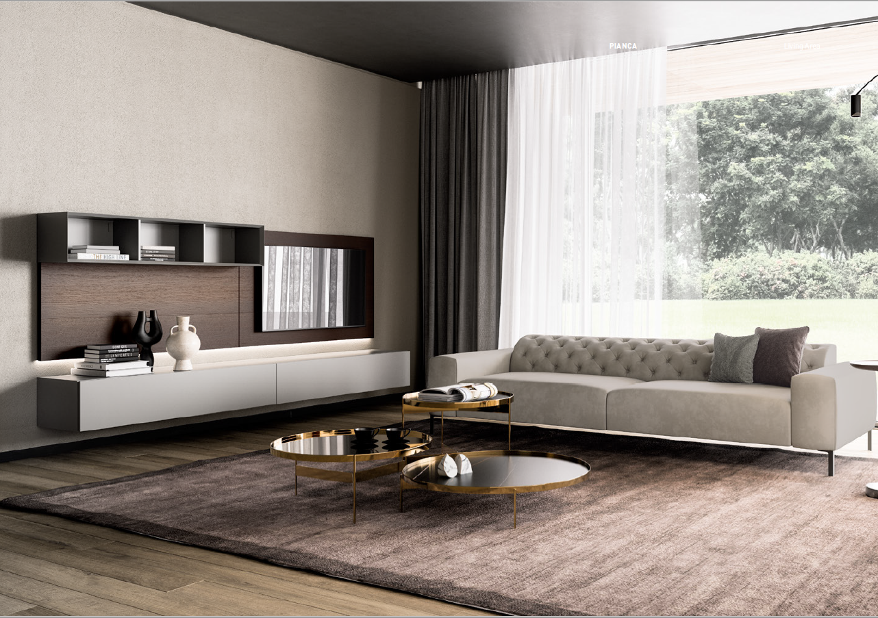 People TV And Media Wall Unit (Quick Ship)