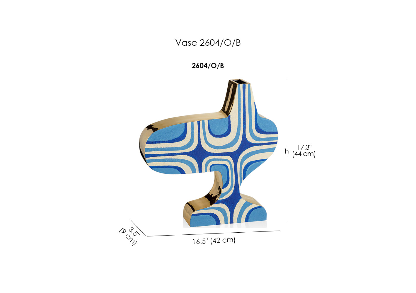 Vase 2604/O/B