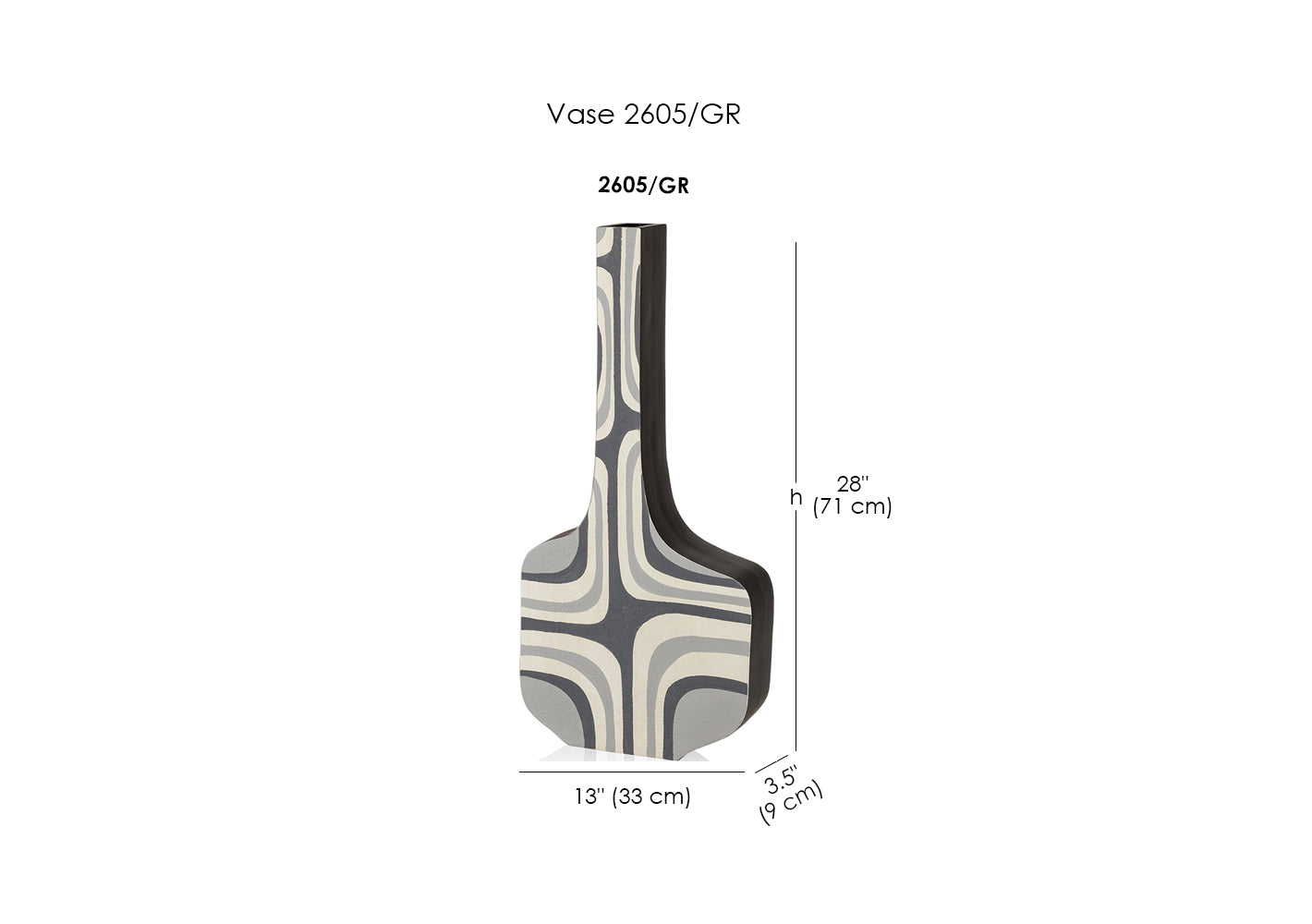 Vase 2605/GR