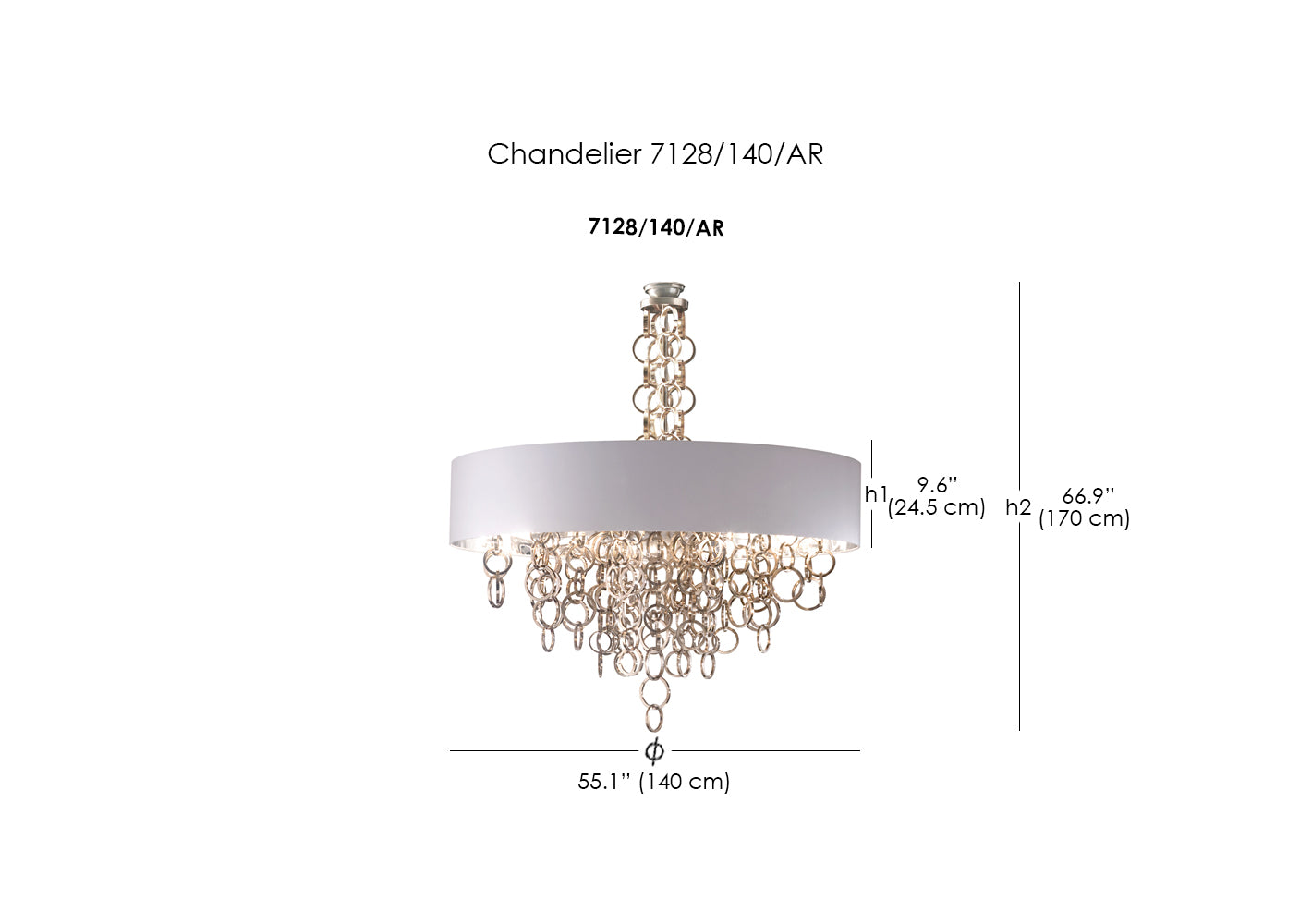 Chandelier 7128/140/AR