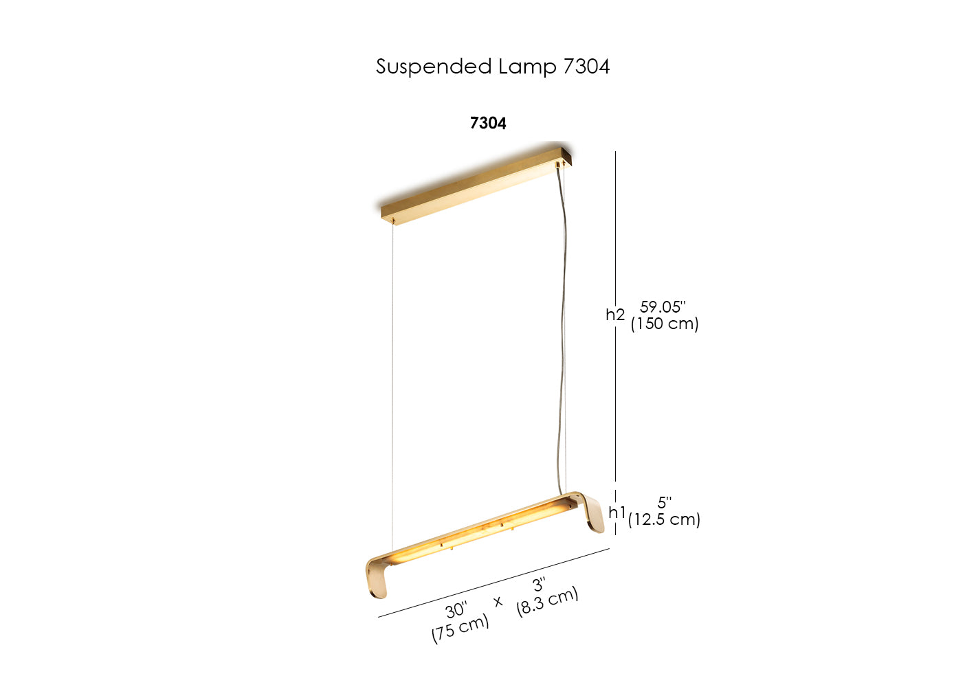 Suspended Lamp 7304