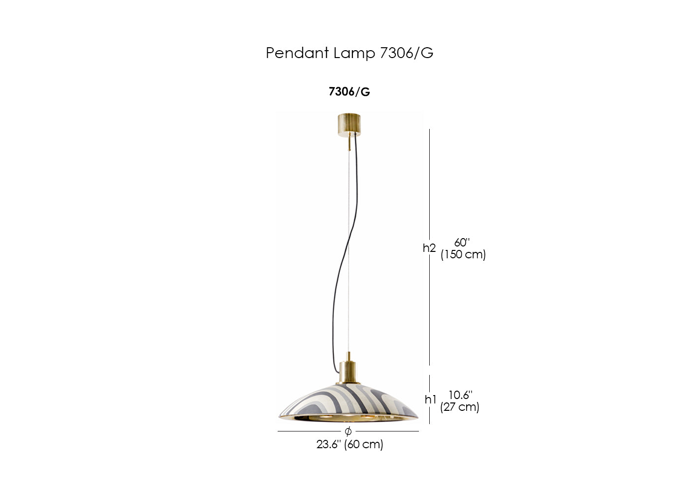 Pendant Lamp 7306/G