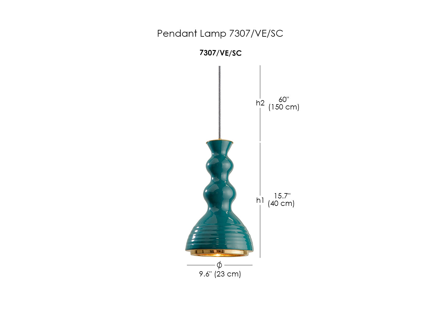 Pendant Lamp 7307/VE/SC
