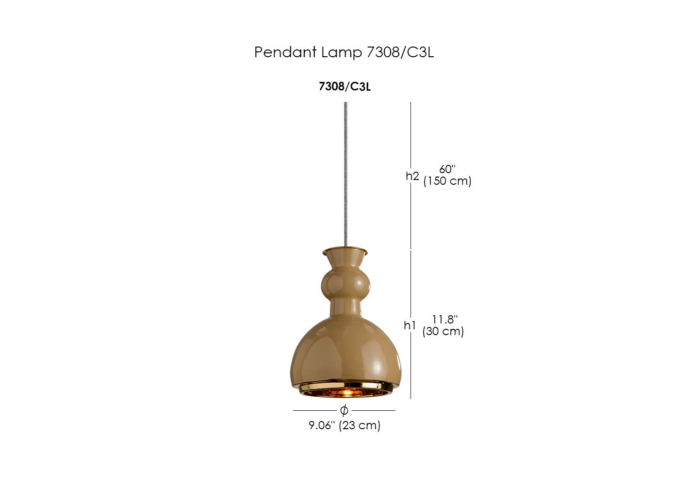Pendant Lamp 7308/C3L