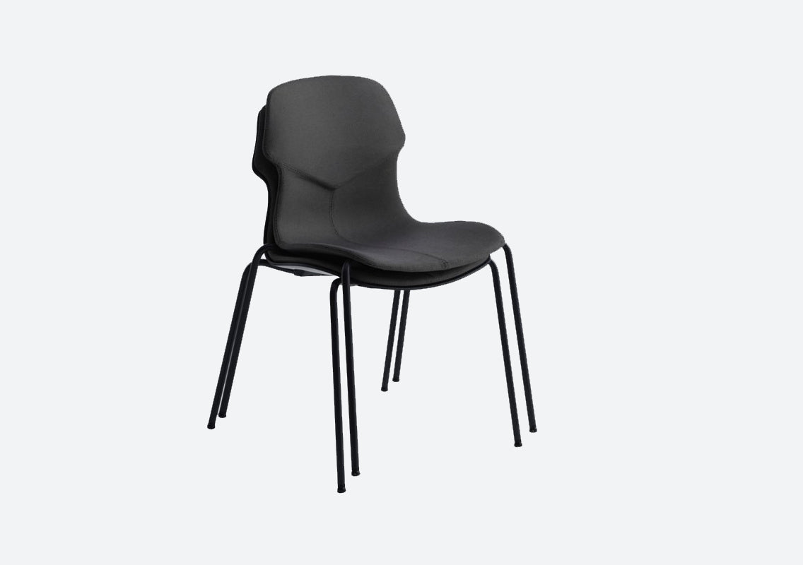Stereo Metal Stackable Padded Front Chair (Sold In Pairs)