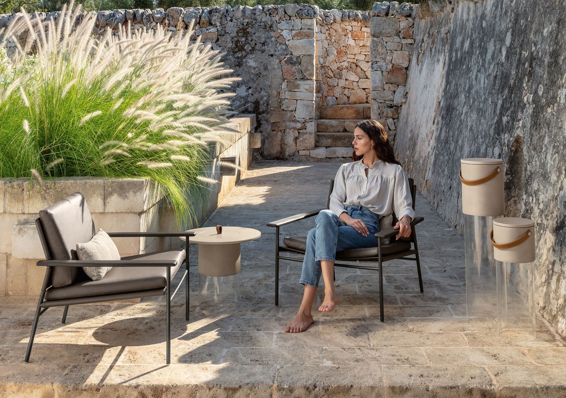 Allure Natural Teak Lounge Armchair