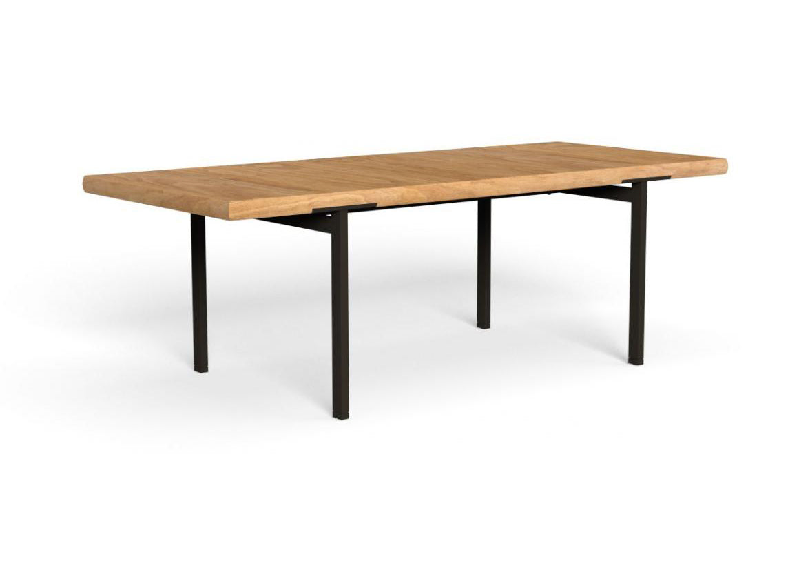 Finish - Mokka Frame Natural Teak Top
