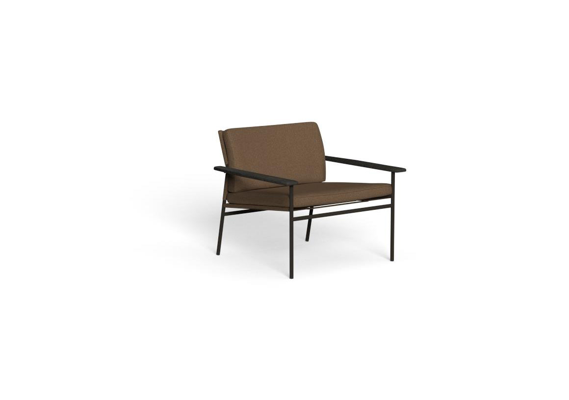 Finish - Mokka Frame Soil Ecoleather Cushions Rosewood Armrest