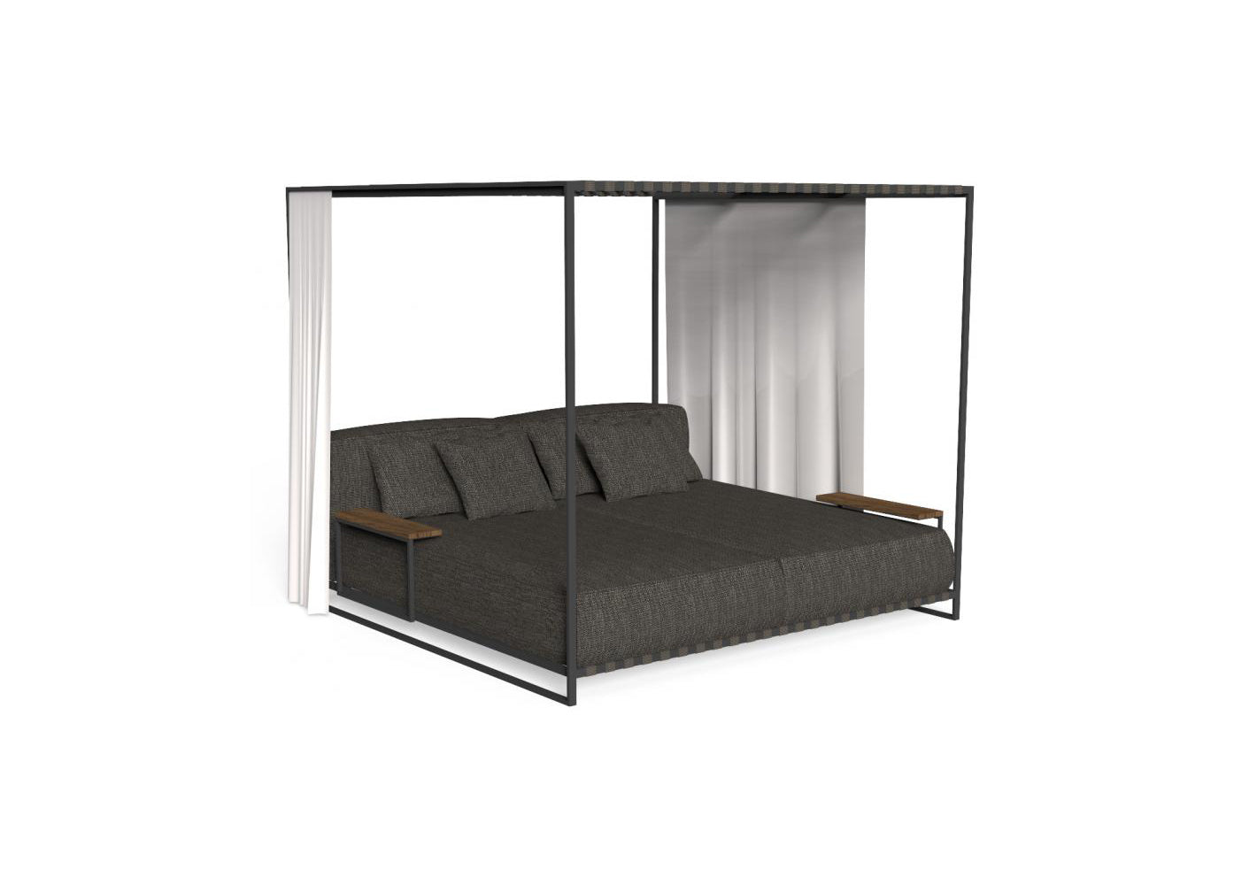 Finish - Graphite Frame Dark Grey Cushions
